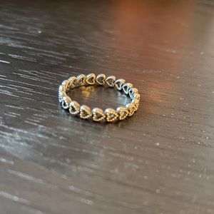 Band of hearts ring